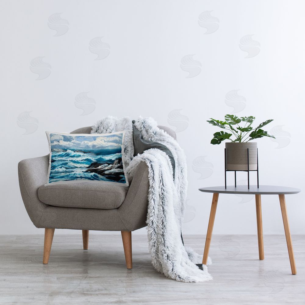 Melissa Wang | Rough Sea Waves Splash