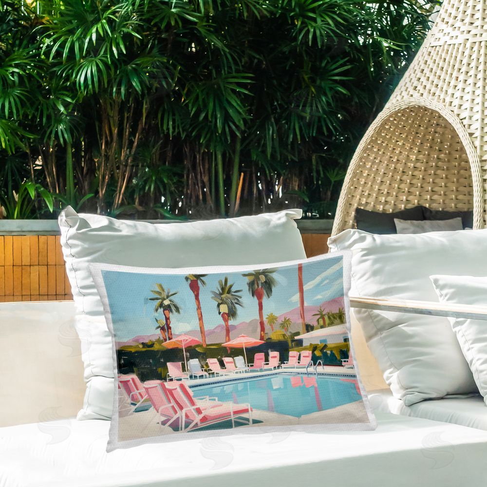 Arlington Prints | Palm Springs Swimming Pool