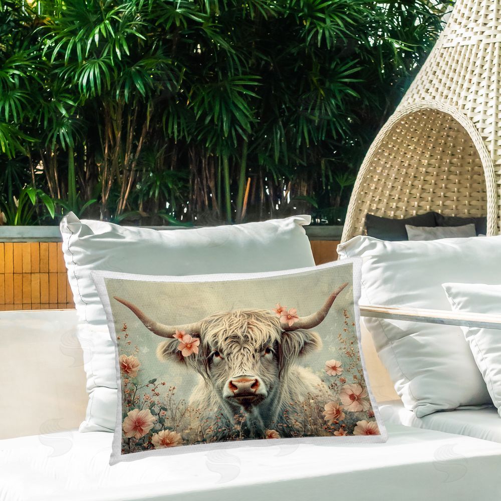 LSR Design Studio | Cow with Cherry Blossoms