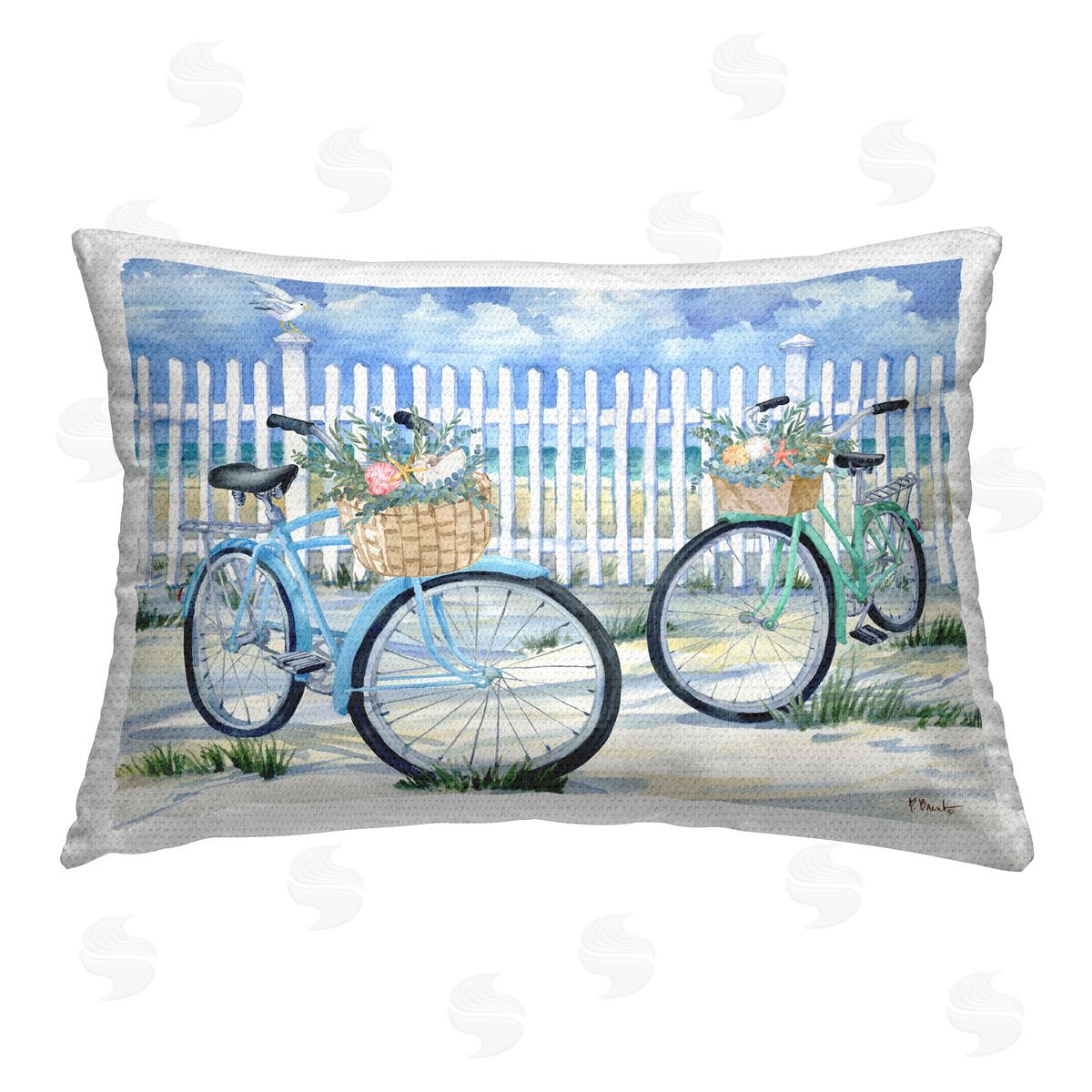 Paul Brent | Bicycles at Beach Fence