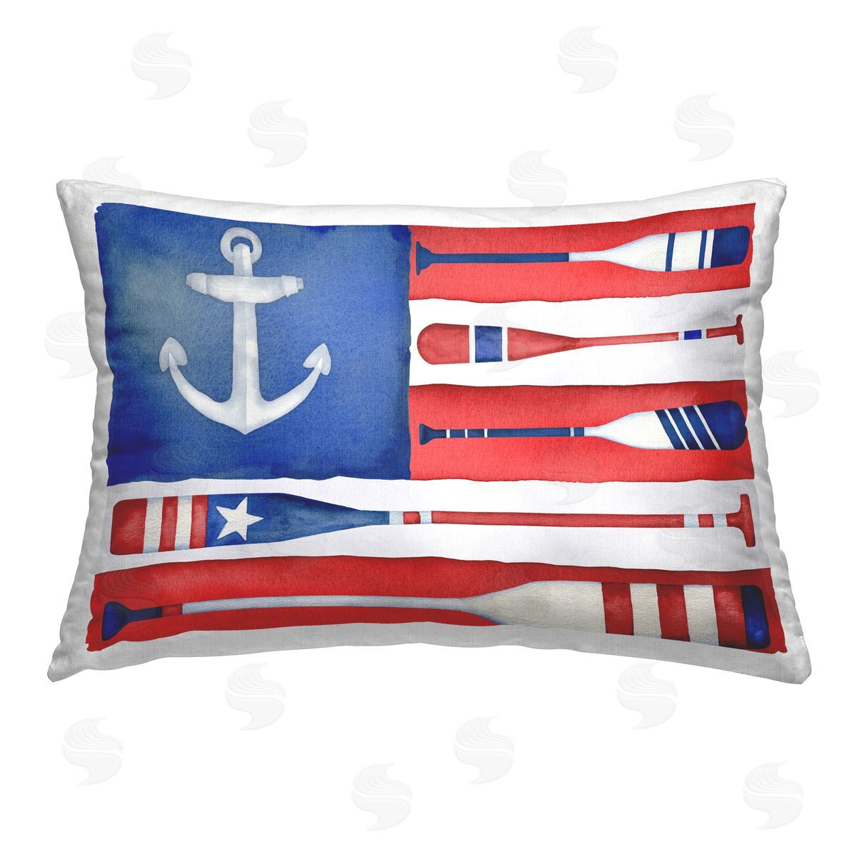 Paul Brent | Patriotic Oar Flag