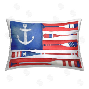 Paul Brent | Patriotic Oar Flag