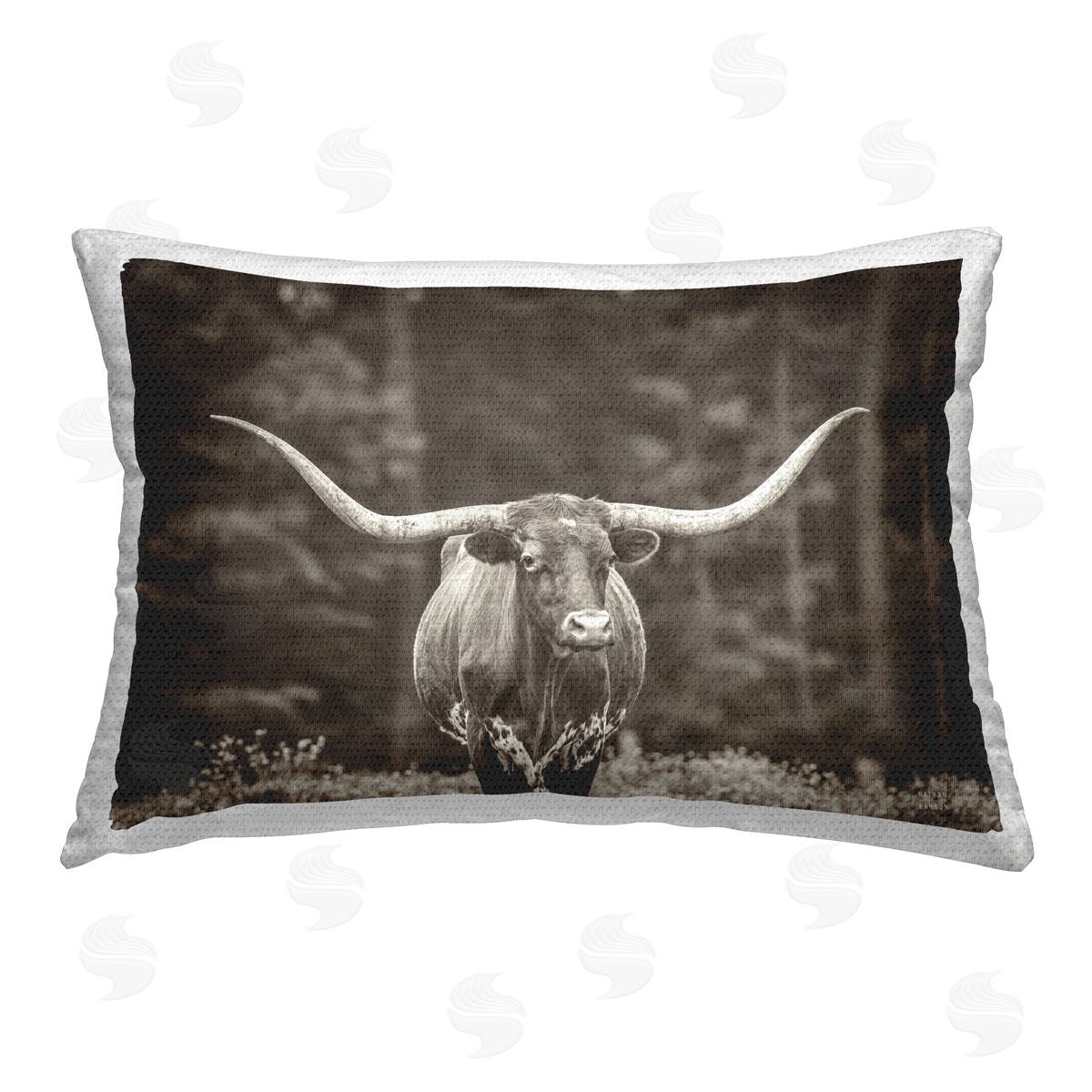 Nathan Larson | Longhorn Among Flowers
