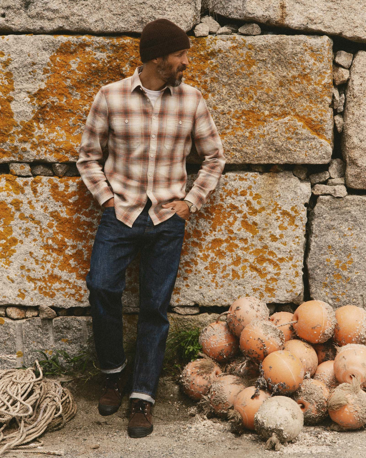The Straight Jean in Rinsed Organic Selvedge
