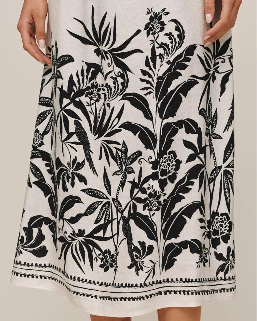 TIE STRAP MAXI DRESS